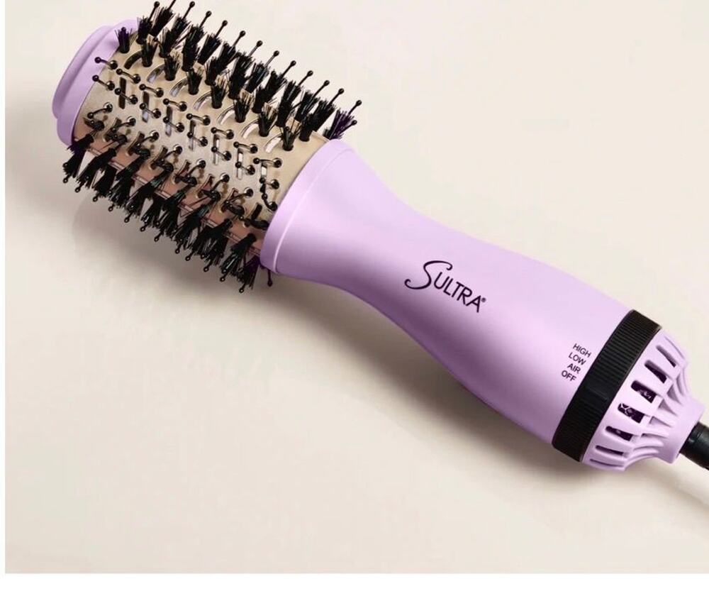 SULTRA COMPACT BOMBSHELL BLOWOUT BRUSH Lilac